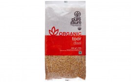 Pure & Sure Organic Toor Daal   Pack  500 grams